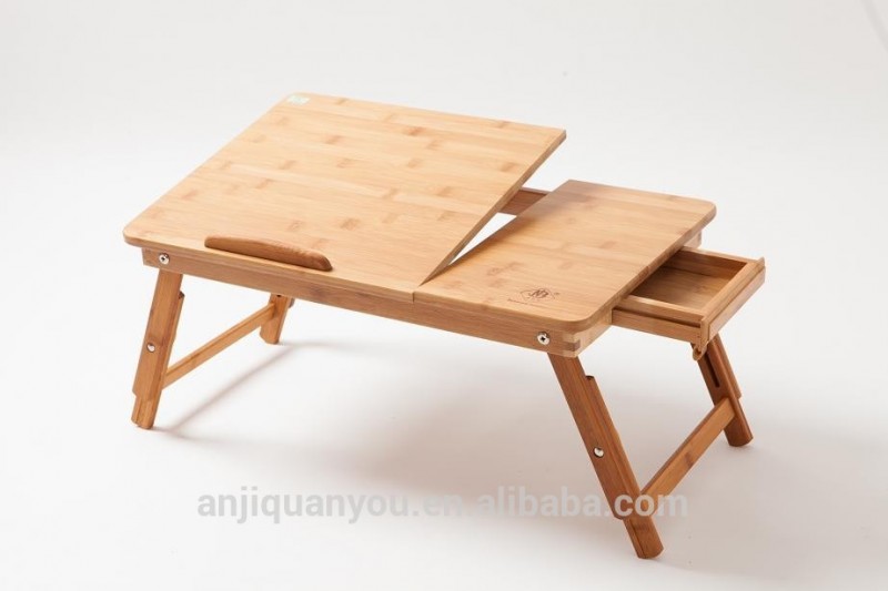 調整可能な竹ノートパソコンテーブルスタンド最も簡単なデザイン55*35センチ-折り畳み式テーブル問屋・仕入れ・卸・卸売り