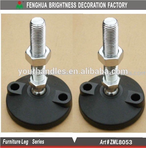 レベリング足3/8 "-16スレッドでナイロン足、 ユニバーサル自在継手レベリング足-家具用脚問屋・仕入れ・卸・卸売り