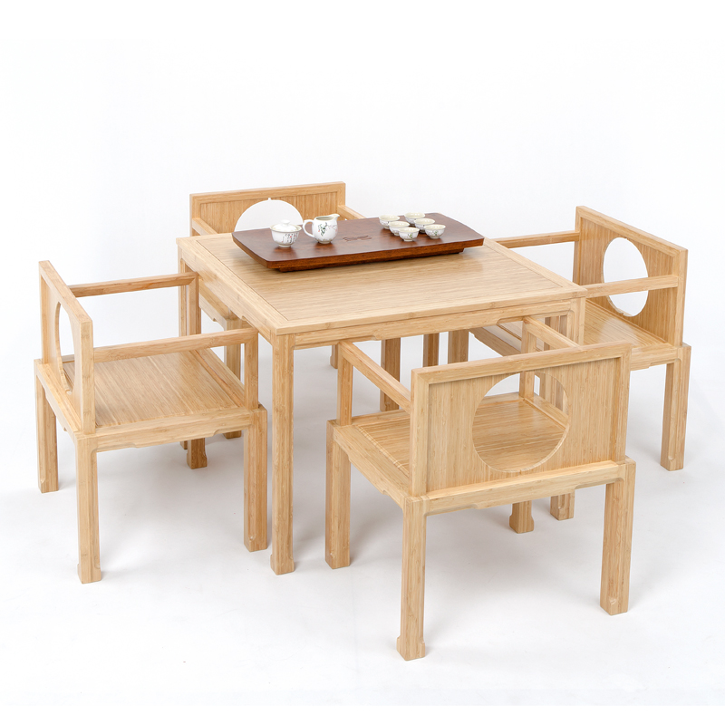 ダイニングルーム家具タイプ竹4ピース椅子フォーマルダイニングセット-食卓問屋・仕入れ・卸・卸売り