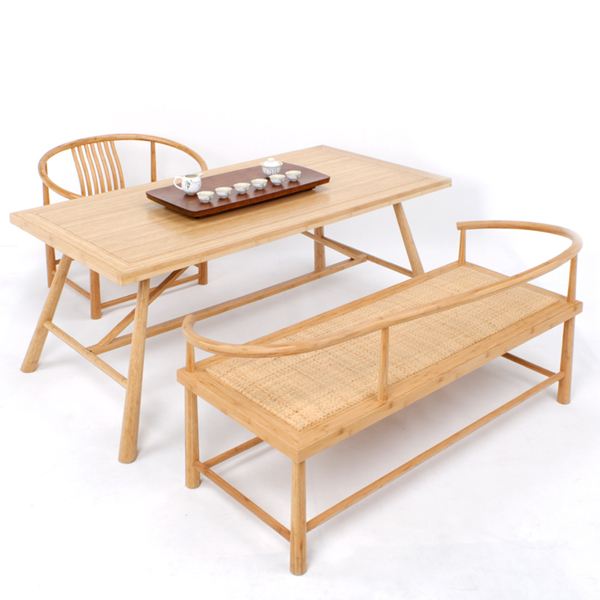 chiese特産竹のテーブルと椅子のリビングルームには茶のセット-コーヒーテーブル問屋・仕入れ・卸・卸売り