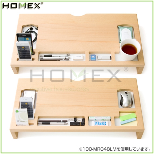 竹モニタースタンドライザー/マルチタスクコンピュータスタンド/Homex_FSC/bsci工場-パソコンデスク問屋・仕入れ・卸・卸売り