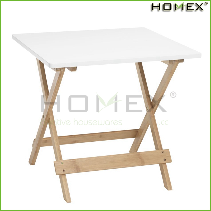 竹折りたたみダイニングテーブルhomex-bsci工場-食卓問屋・仕入れ・卸・卸売り