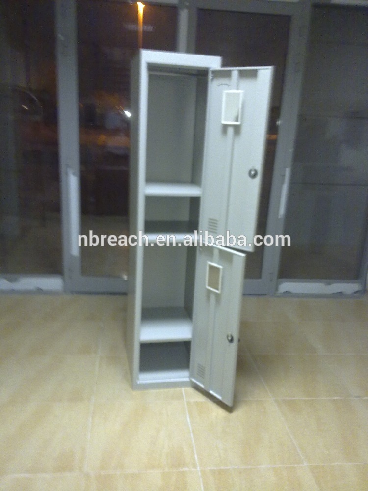 二つのドア金属ロッカー/鋼学校ロッカーで棚-その他金属製家具問屋・仕入れ・卸・卸売り