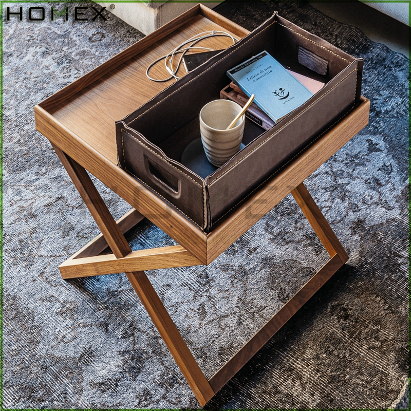 折り畳み脚付き正方形のサイドテーブル/homex_bsci-コーヒーテーブル問屋・仕入れ・卸・卸売り