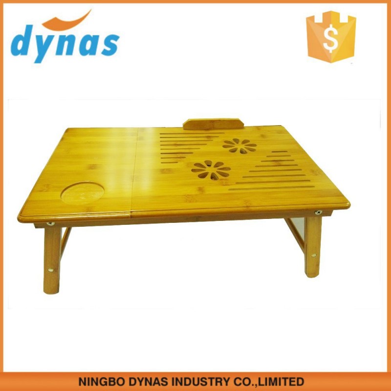 調節可能で、 マルチ- 機能竹ファン付きラップトップテーブル-折り畳み式テーブル問屋・仕入れ・卸・卸売り