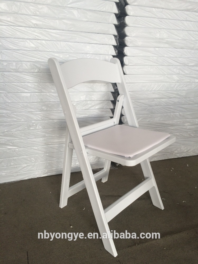 樹脂折りたたみ パッド入り白い椅子用イベント や結婚式-問屋・仕入れ・卸・卸売り
