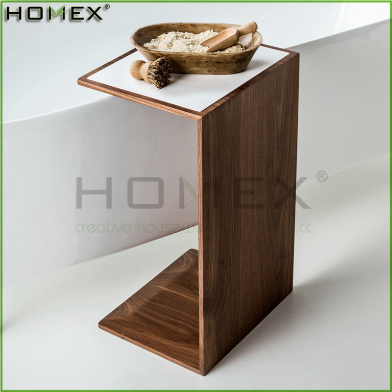 バスタブ側木製サイドテーブル/homex_bsci-コーヒーテーブル問屋・仕入れ・卸・卸売り