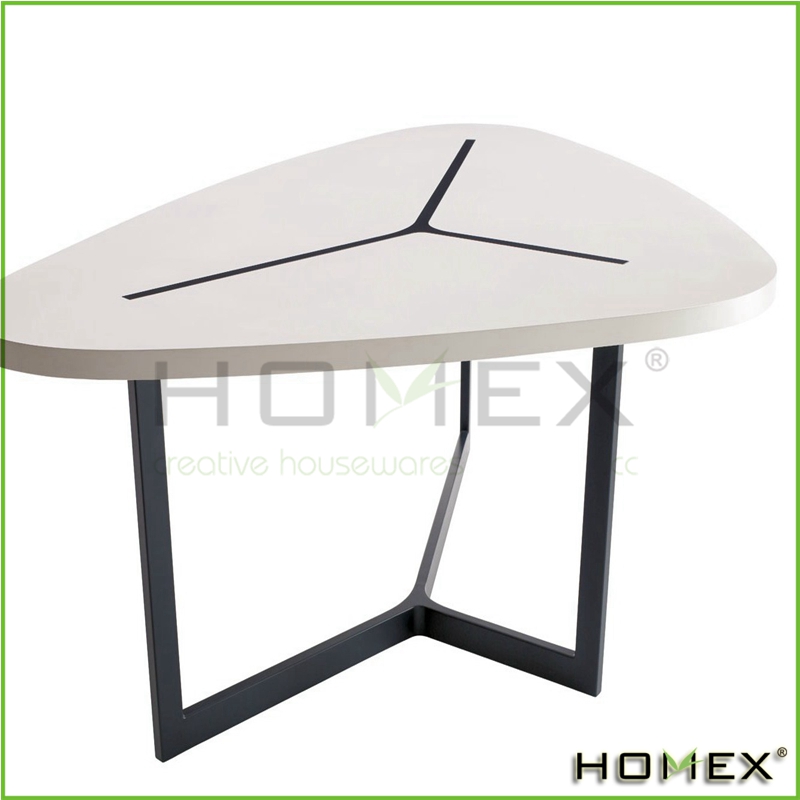 Mdfホワイト木製コーヒーテーブル/homex_bsci-コーヒーテーブル問屋・仕入れ・卸・卸売り