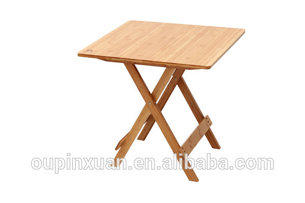新しいデザイン2014年100％竹折りたたみテーブルダイニングテーブル、 人用ダイニングテーブル-食卓問屋・仕入れ・卸・卸売り