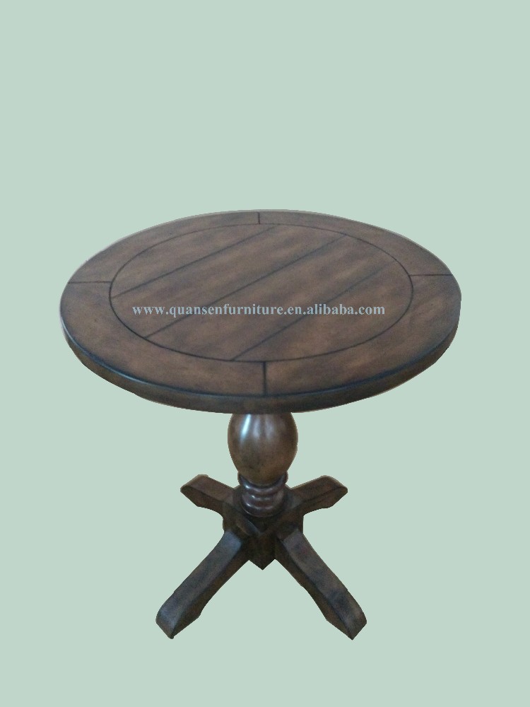 木製ラウンドサイドテーブル/エンドテーブル/coffeeeテーブル-木製テーブル問屋・仕入れ・卸・卸売り