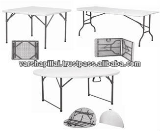 フォールディングラウンド長方形の正方形のプラスチックのテーブル-その他折り畳み式家具問屋・仕入れ・卸・卸売り