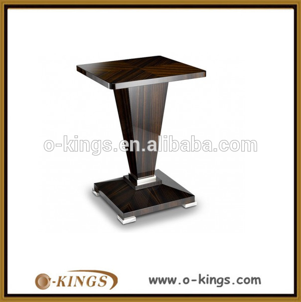 木製コーヒーテーブルデザインで金属保護コーナー-木製テーブル問屋・仕入れ・卸・卸売り