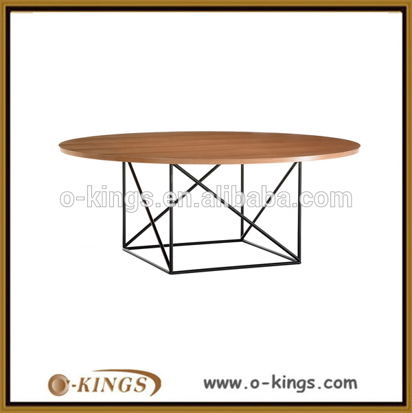 メインサイトサイズ8シーターラウンドダイニングテーブルデザイン-木製テーブル問屋・仕入れ・卸・卸売り