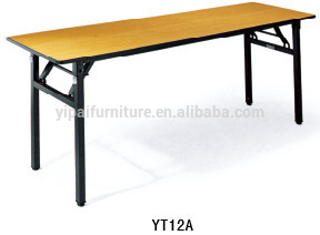 モダンなレストランのホテルの宴会ビュッフェ折り畳み式のダイニングテーブル( yt12a)-折り畳み式テーブル問屋・仕入れ・卸・卸売り