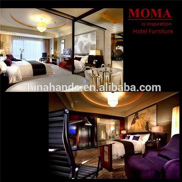 ヨーロピアンスタイルの豪華なスター5マリオットホテル家具ベッドルームセット-木製ベッド問屋・仕入れ・卸・卸売り