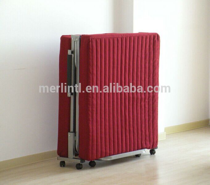 ホテル余分な可動式折りたたみベッドで生地カバー泡マットレス-ホテル用ベッド問屋・仕入れ・卸・卸売り