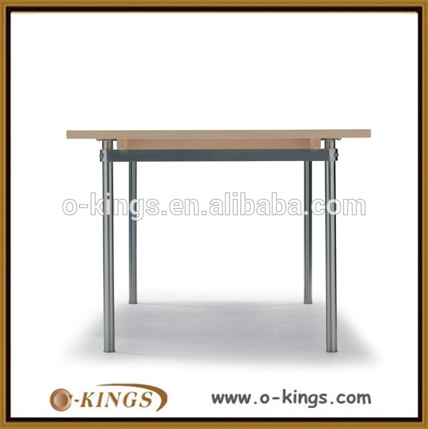 アルミ脚合板レストランダイニングテーブル-木製テーブル問屋・仕入れ・卸・卸売り