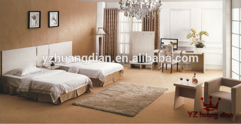 単に寝室家具安いダブルベッドルーム家具から購入する中国YCR139-ホテル客室用家具問屋・仕入れ・卸・卸売り