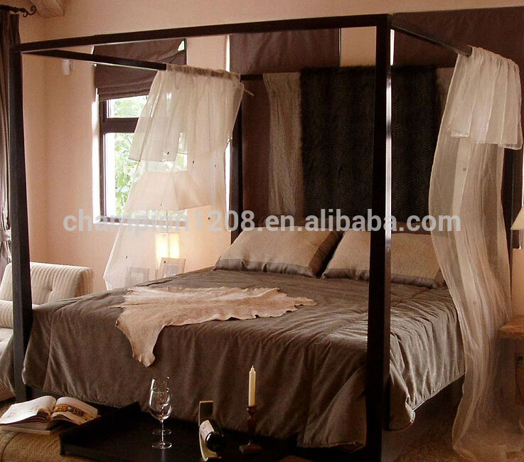 simple , elagant, plain wooden bed,solid-wood double bed-アンティークベッド問屋・仕入れ・卸・卸売り