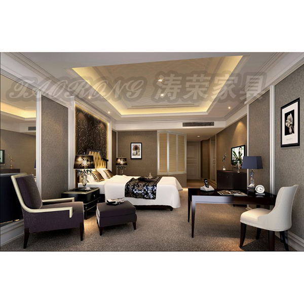 豪華さと近代的なホテルの寝室の家具セットhs-122社長-ホテル客室用家具問屋・仕入れ・卸・卸売り