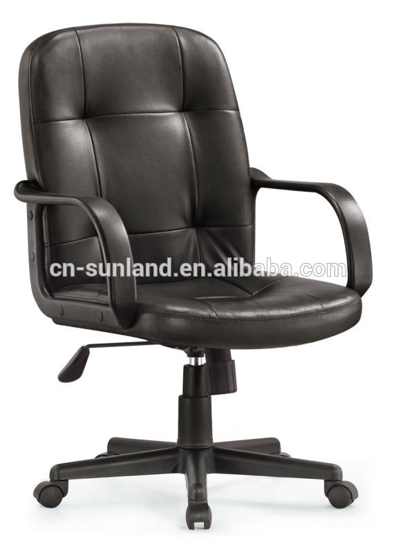 新しい黒革オフィスのデスクや会議室の椅子-会議用椅子問屋・仕入れ・卸・卸売り