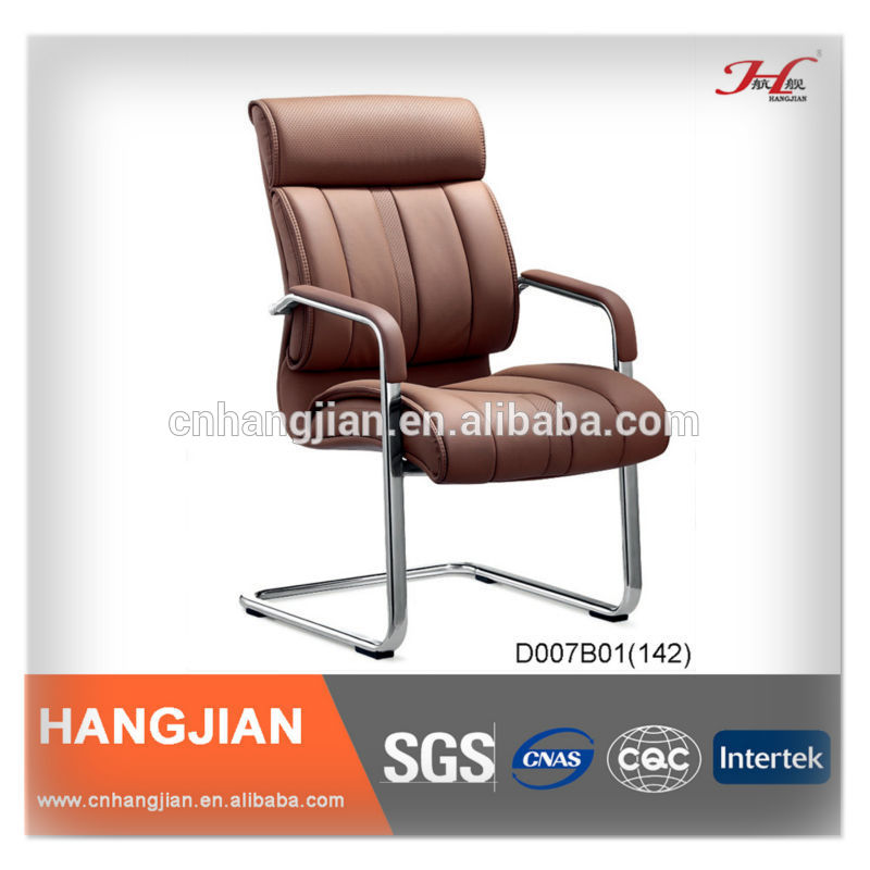 クロームベースd007b01hangjianゲストpuレザーオフィスチェア-会議用椅子問屋・仕入れ・卸・卸売り