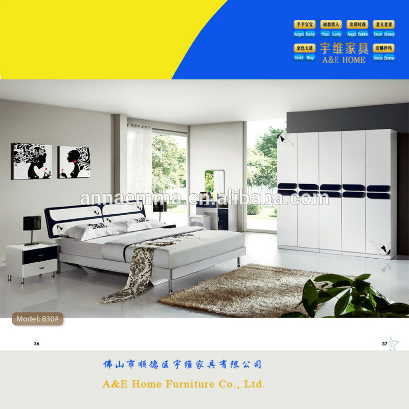 うわー! 現代の黒・白830#ホテルのベッド/ホテルの家具/whiteホテルのベッド-木製ベッド問屋・仕入れ・卸・卸売り