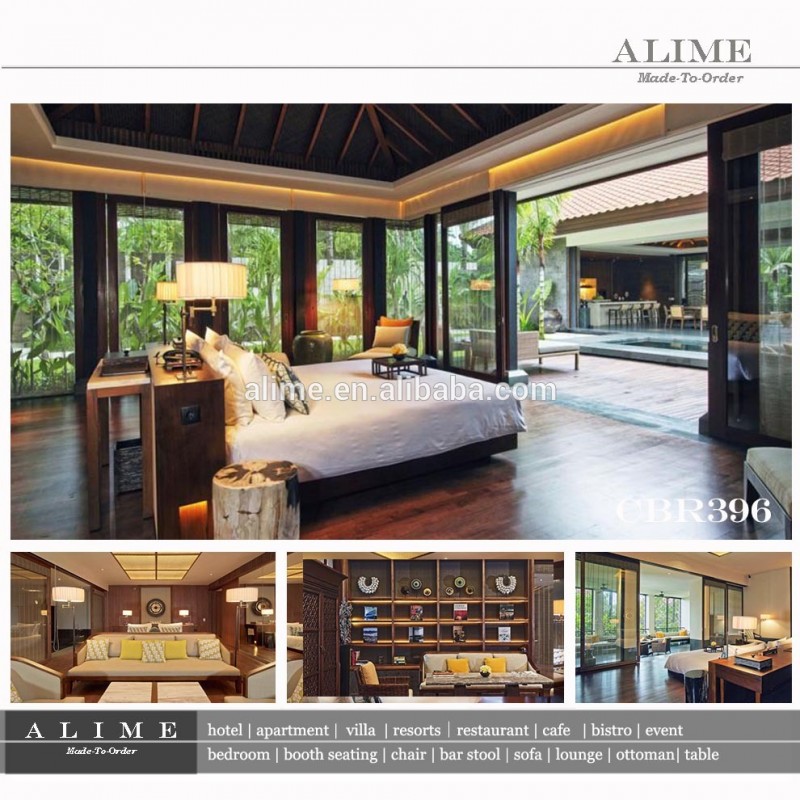 alimecbr396熱い販売の新しいリゾートカスタムデザインのモダンなベッドルームの設計-ホテル客室用家具問屋・仕入れ・卸・卸売り