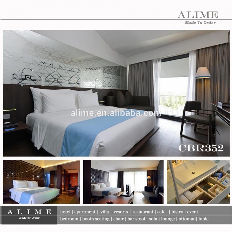 alimecbr352熱い販売の近代的なカスタム5スターホテルのベッドルームセット-ホテル客室用家具問屋・仕入れ・卸・卸売り