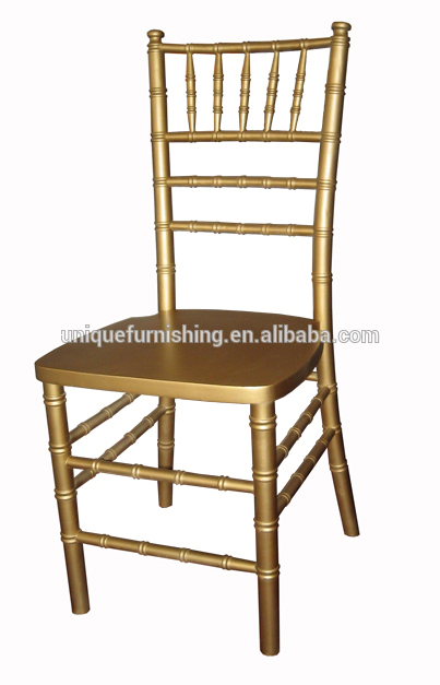 使用ゴールド木材キアヴァリ椅子スタック安い宴会椅子用販売-木製椅子問屋・仕入れ・卸・卸売り