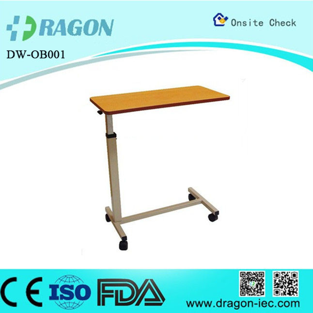 調節可能な熱い販売dw-ob0012015病院ベッドテーブル上に-プラスチックテーブル問屋・仕入れ・卸・卸売り