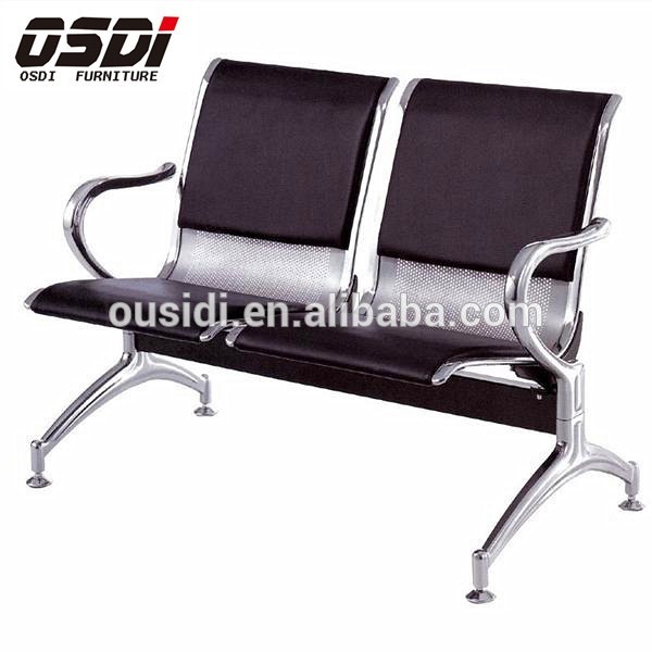 ホット販売中国工場2 シート空港待っ て いる椅子( AH006B #)-金属製椅子問屋・仕入れ・卸・卸売り