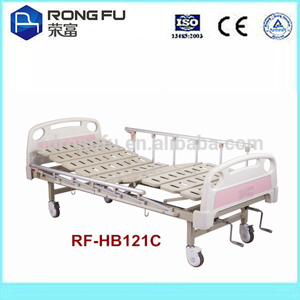 一般的なマニュアル在宅rongfu2つのクランク病院用ベッド寸法、 マッサージベッド、-金属製ベッド問屋・仕入れ・卸・卸売り