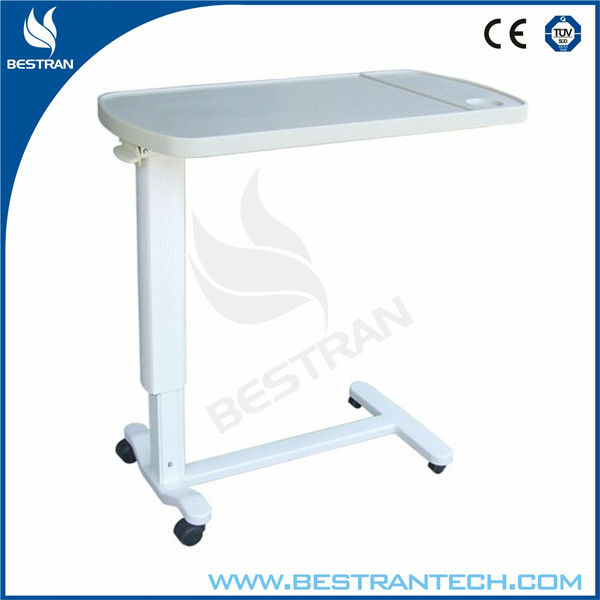 中国にわたって調整bt-at002入院患者のベッドテーブル/車輪付きベッドサイドテーブル-病院用テーブル問屋・仕入れ・卸・卸売り