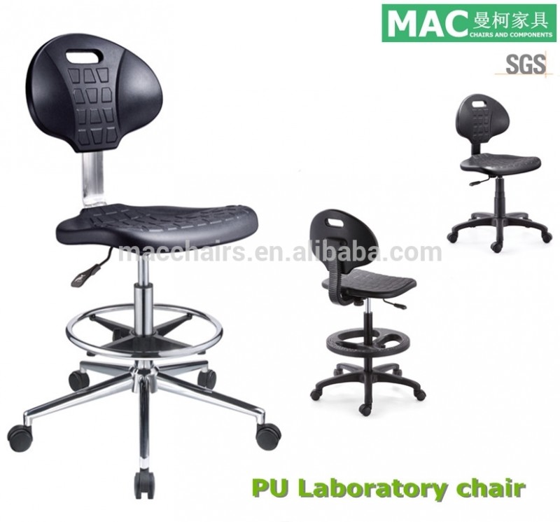 抗- 静的ラボスツールチェアpu/5001-1aesdpuの椅子-その他プラスチック製家具問屋・仕入れ・卸・卸売り