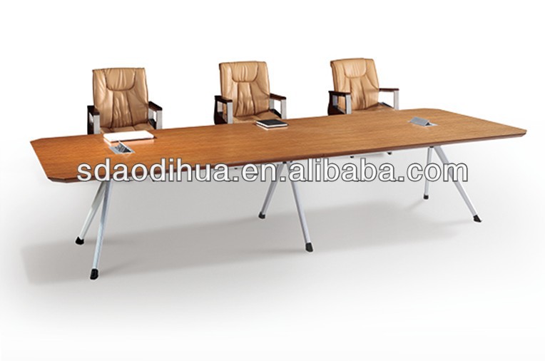 最新のデザインオフィス2015#モダンなカンファレンスps-207テーブルの金属の足-木製テーブル問屋・仕入れ・卸・卸売り