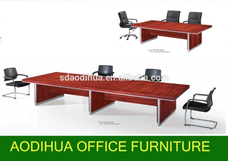 Retangler形のオフィスの会議テーブルオフィス家具12〜14ps-203シーター-木製テーブル問屋・仕入れ・卸・卸売り