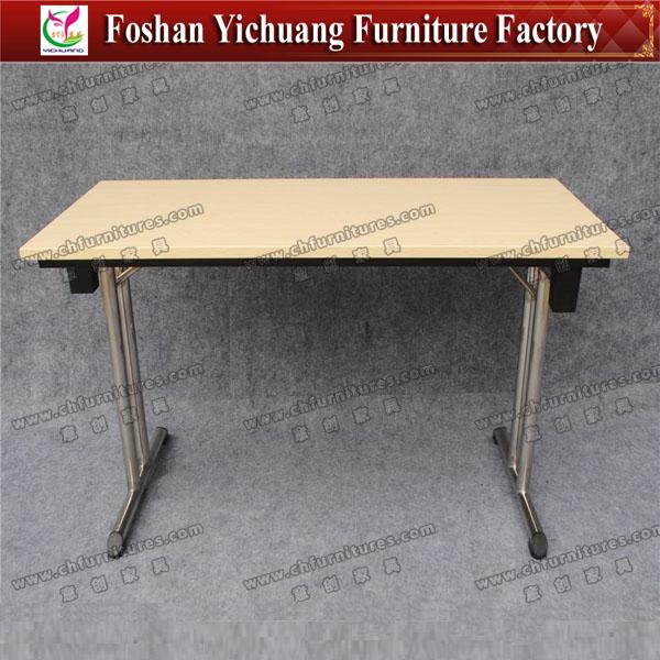 メラミン長方形yc-t188高品質折りたたみ幕板を持つテーブルを満たすこと-金属製テーブル問屋・仕入れ・卸・卸売り