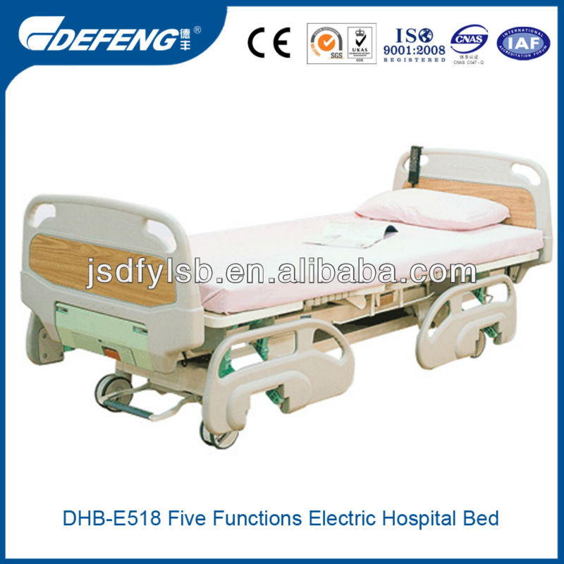 Ce証明書dhb-e518五つの機能の病院電動ベッド-金属製ベッド問屋・仕入れ・卸・卸売り