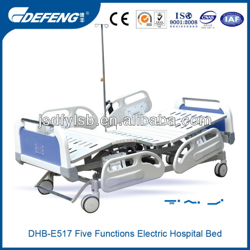 Ce証明書dhb-e517五つの機能電動医療ベッド-金属製ベッド問屋・仕入れ・卸・卸売り