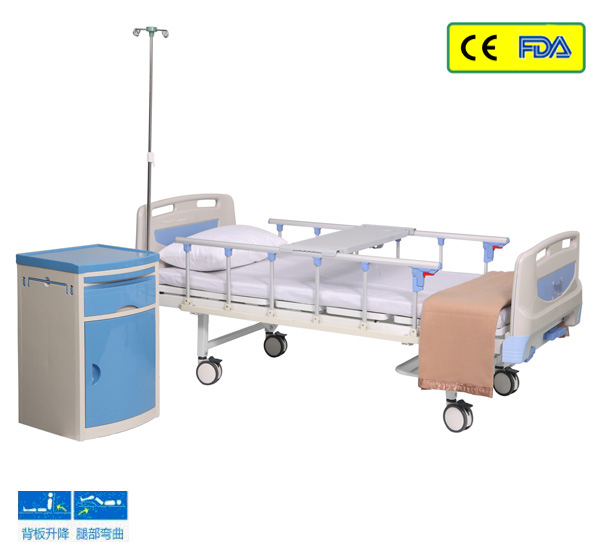 2クランク手動病院用ベッドのための患者の医療手動病院用ベッド-金属製ベッド問屋・仕入れ・卸・卸売り