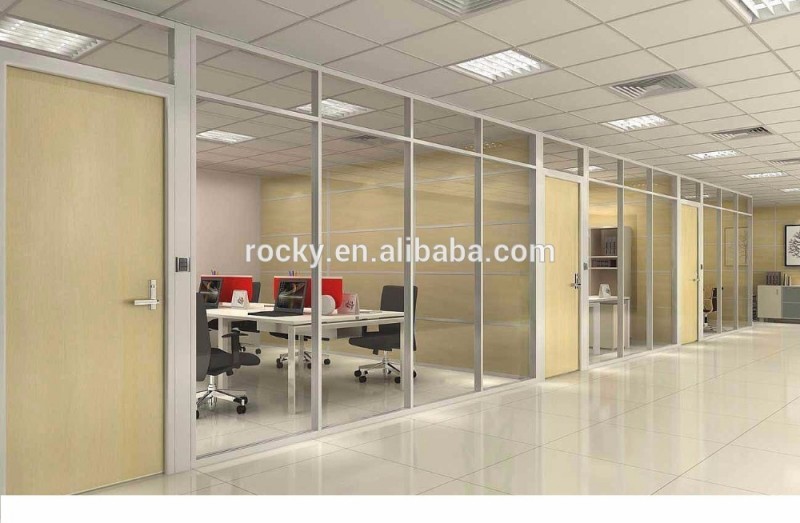 オフィスのガラスの仕切り壁を販売強化高品質パーティション壁ガラス-オフィスパーティション問屋・仕入れ・卸・卸売り