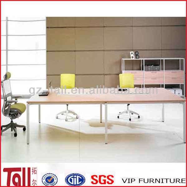 鋼のオフィスのテーブルのオーク材の家具tl-f10長いオフィスのテーブル-木製テーブル問屋・仕入れ・卸・卸売り