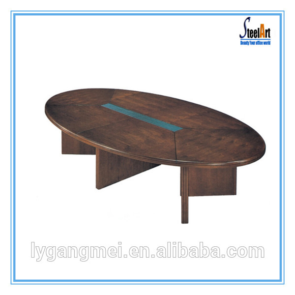 新しいデザインエグゼクティブ木製オフィスラウンド会議テーブル-木製テーブル問屋・仕入れ・卸・卸売り