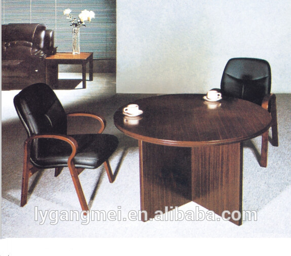 高級mdf木製小さな ラウンド オフィス会議テーブル-問屋・仕入れ・卸・卸売り