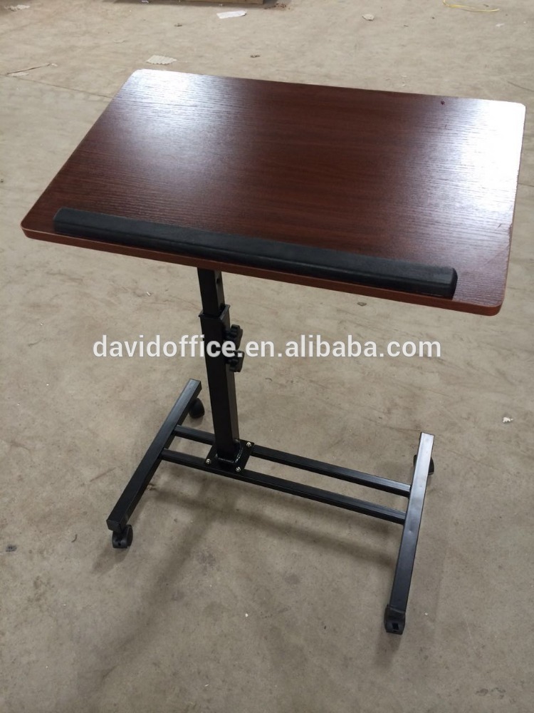 小さな自立型まで調節可能なスタンドノートパソコンデスク( dw- 222)-木製テーブル問屋・仕入れ・卸・卸売り