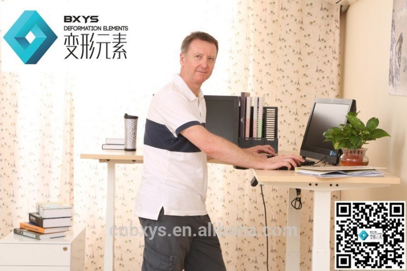 3フィート電動高さ調節可能なラップトップスタンドリクライニング用リフトテーブル-金属製テーブル問屋・仕入れ・卸・卸売り