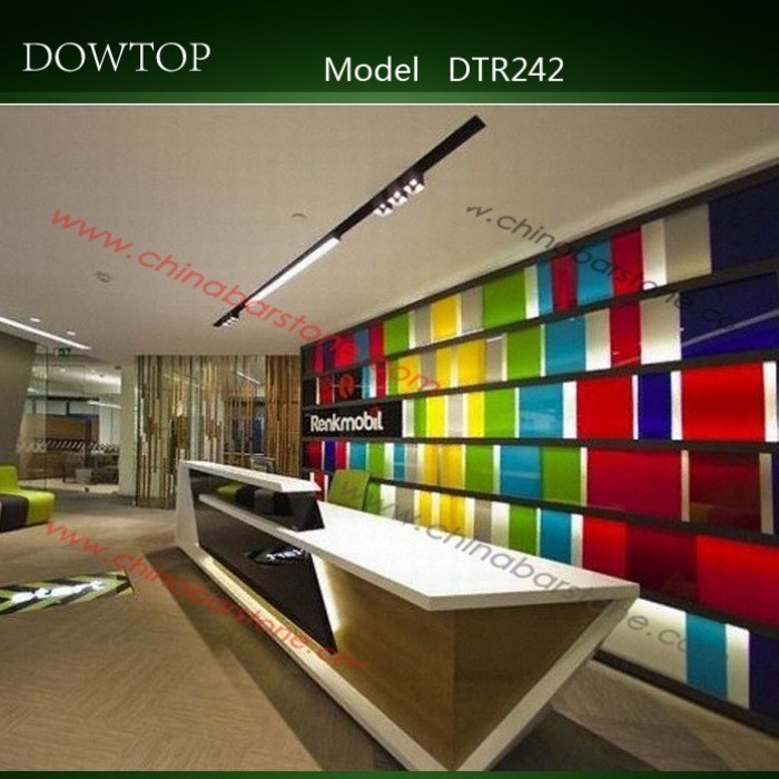 最高の価格2014年ラッカーウッドホテルのフロントデスクカウンターseviceカウンタの設計-受付用デスク問屋・仕入れ・卸・卸売り