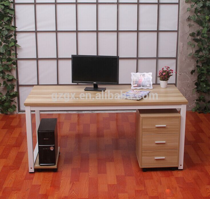 最新の木製トップオフィスのテーブル、 コンピュータ机の設計-木製テーブル問屋・仕入れ・卸・卸売り