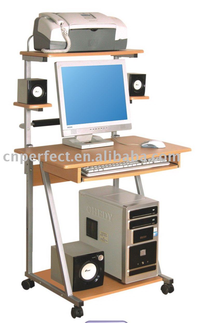 古典的な木コンピュータテーブル-折り畳み式テーブル問屋・仕入れ・卸・卸売り